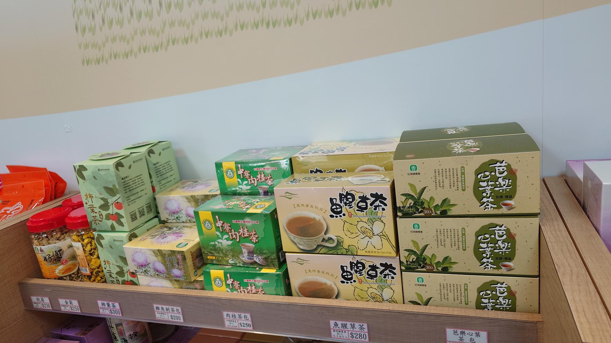 芭樂心葉茶魚腥草茶與肉桂茶