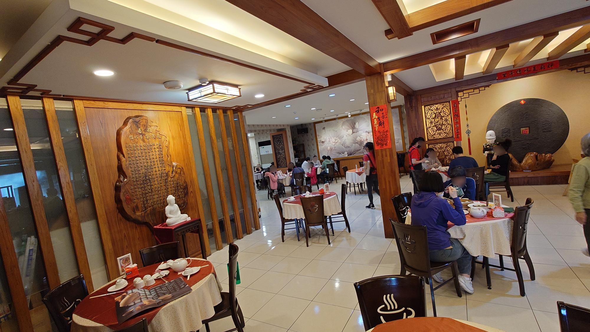 禪廚蔬食餐廳內部空間一角