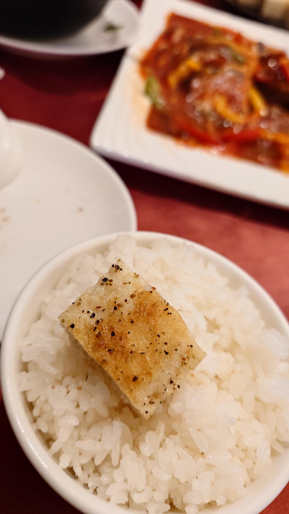 香煎干貝切面特寫