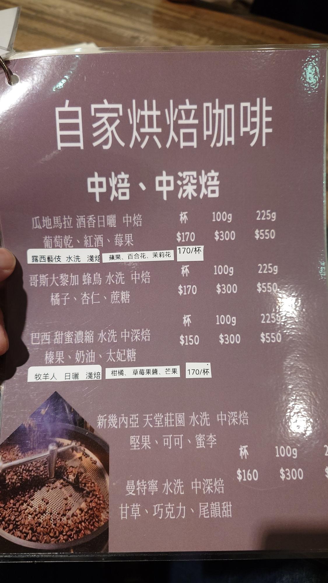 抵家咖啡早午餐菜單第五頁